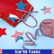 Red White Blue Striped Grosgrain Ribbon Use for Memorial Day Gift Wrapping, Party Decoration, DIY Crafting and Sewing (3/8 Inch x 50 Yard, Red, White, Blue)